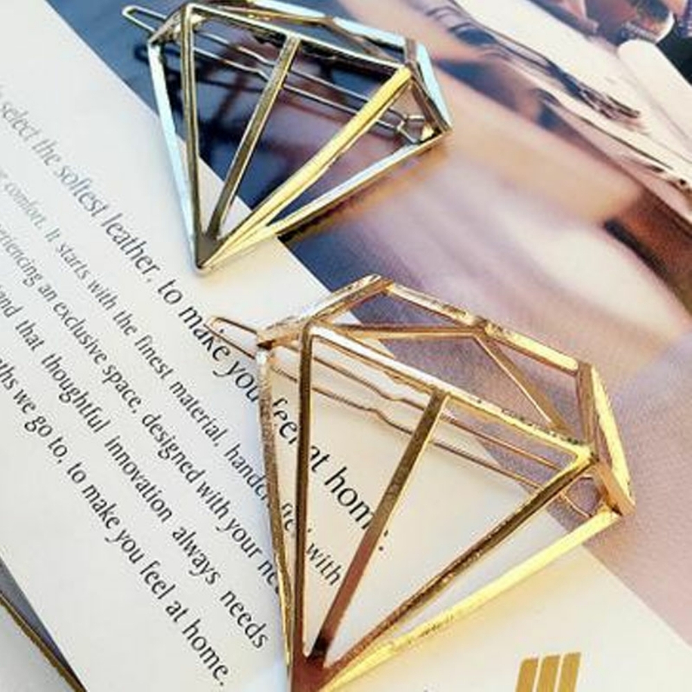 Diamond hair clip